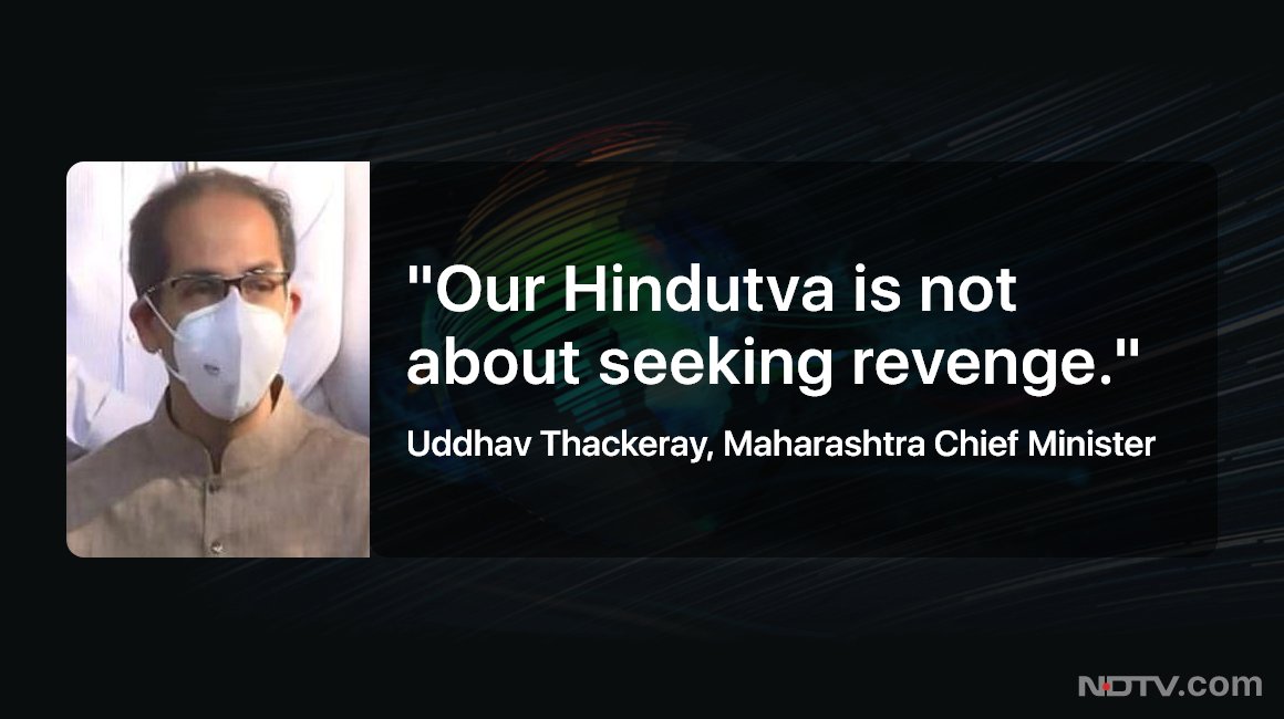 "What is happening in India is low level politics. That's not Hindutva. If things remain the same, what will be India's future?": Uddhav Thackeray, Maharashtra Chief Minister