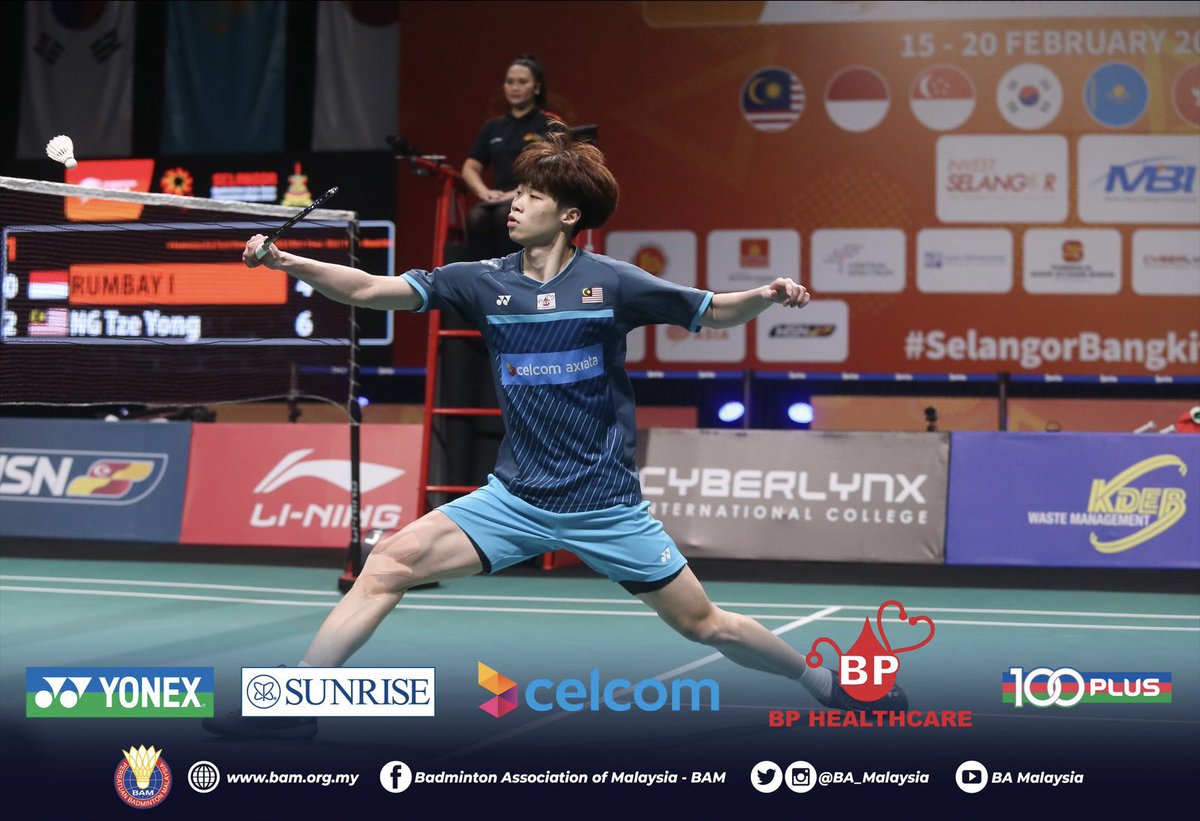 BA_Malaysia's tweet photo. FINAL

🇲🇾 3-0 🇮🇩

Ng Tze Yong def. Rumbay Ikhsan 21-14 21-15

* CHAMPIONS! Malaysia clinch the maiden title by overcoming defending champions, Indonesia. Congrats bros! 🇲🇾

#DemiMalaysia
#BadmintonMalaysia https://t.co/qt7FwzADBO