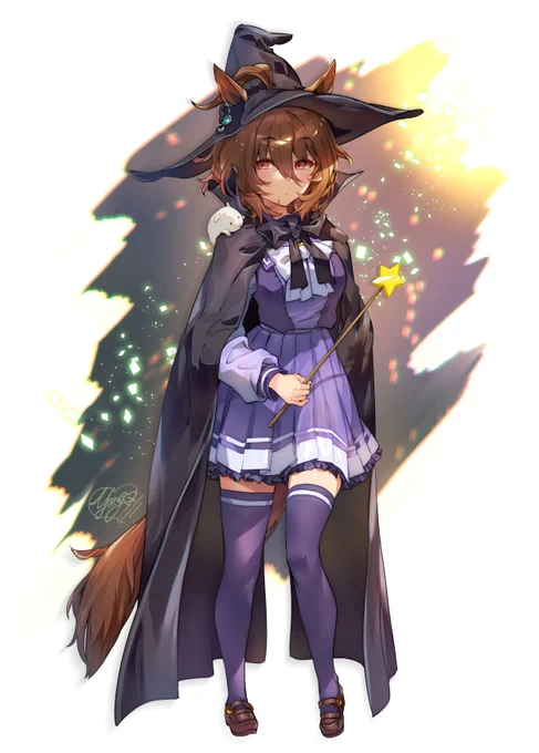 悪い魔法使いのコスプレをしてみるアグネスタキオン #ウマ娘 