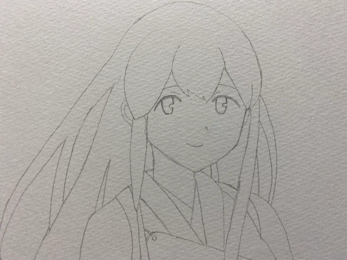 赤城さんの途中絵+αです。
こんな感じで描いていきました。
しばふ先生の描かれる温かみのある感じを維持できるよう頑張りました!
また、最後の一枚は髪が若干まとまった感じのアレンジです。
今回も沢山のいいねリツイートリプライ等、本当にありがとうございました‼️😌✨ 