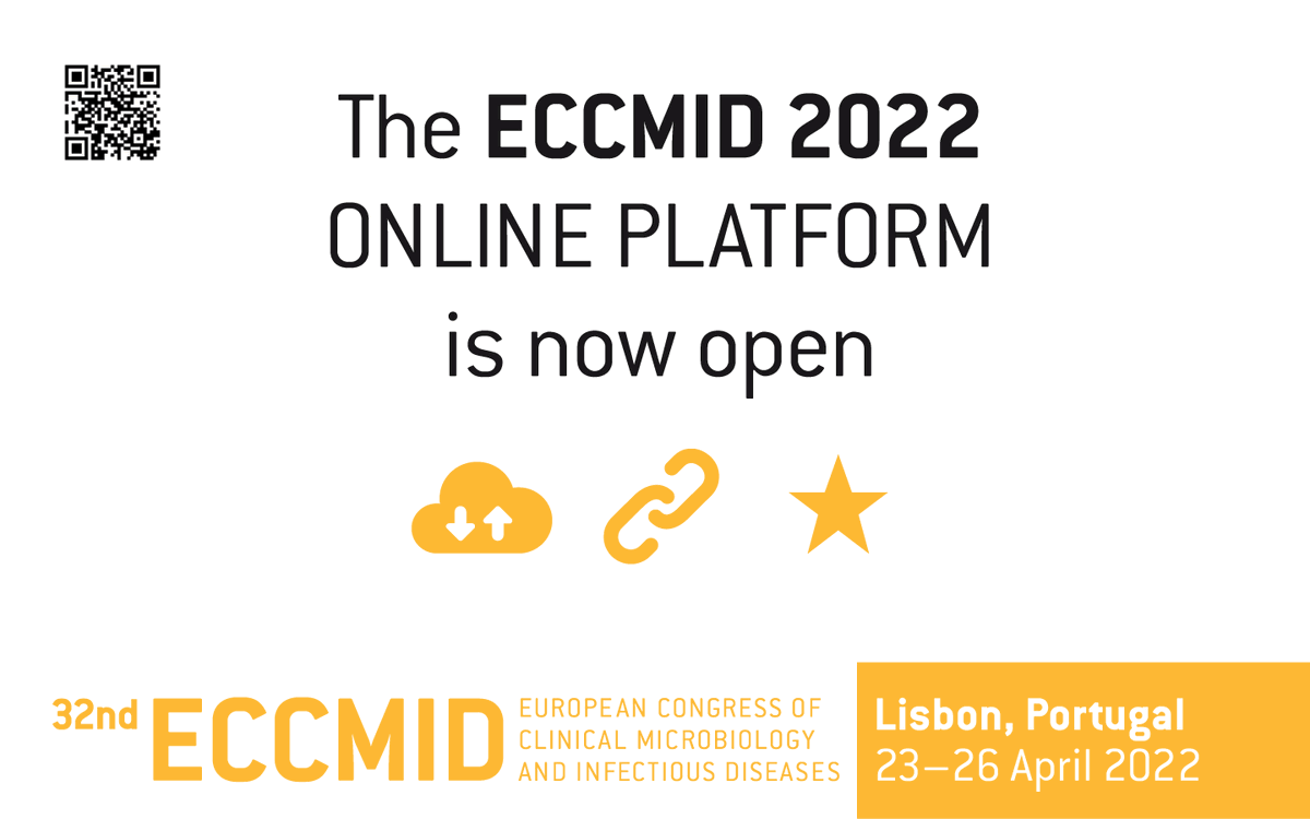 ESCMID's tweet photo. This year #ECCMID2022 is hybrid for the first time, and our online platform is already available to access for registrants. Be sure to check it out and get familiar before the first #PreECCMID day this Wednesday, 23 February.

Access it here: https://t.co/bIBvn69qtA https://t.co/riZUkt33KF