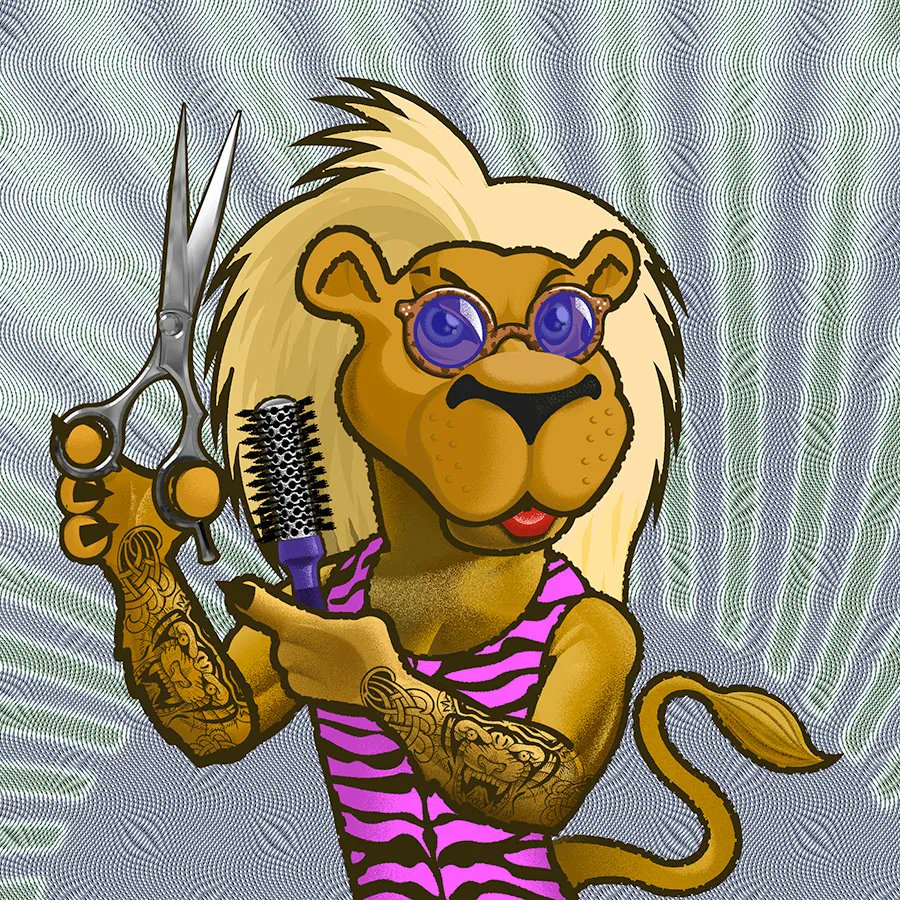 Do blondes really have more fun? Who knows! Either way, this blonde sure does a good haircut. 💇‍♀️

#meetthepride #nft #nftart