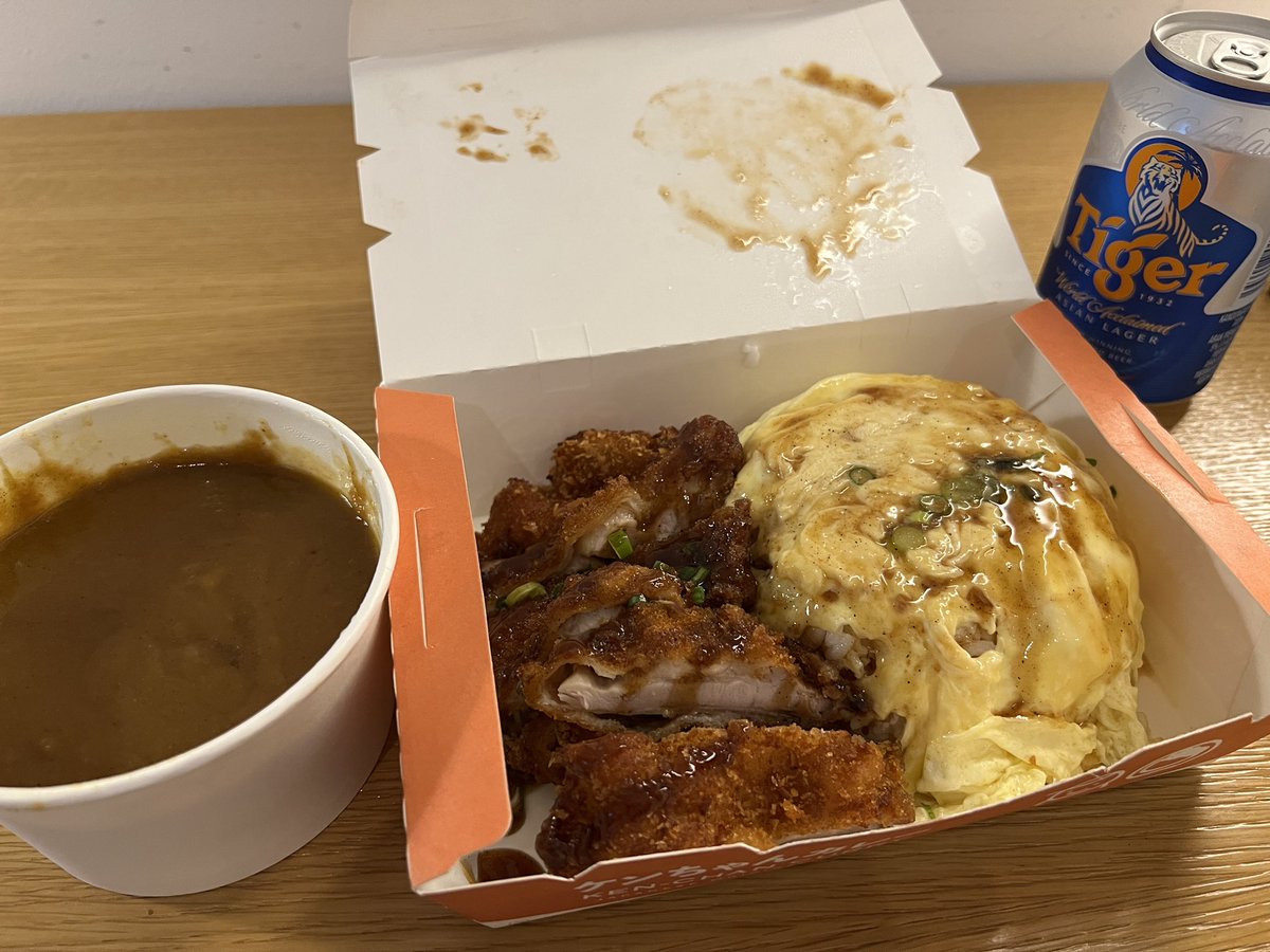 04lsrei's tweet photo. 今日はケンちゃんカレーをオーダー！
これでRM21なら安い？！ https://t.co/yFNwWmfcHq