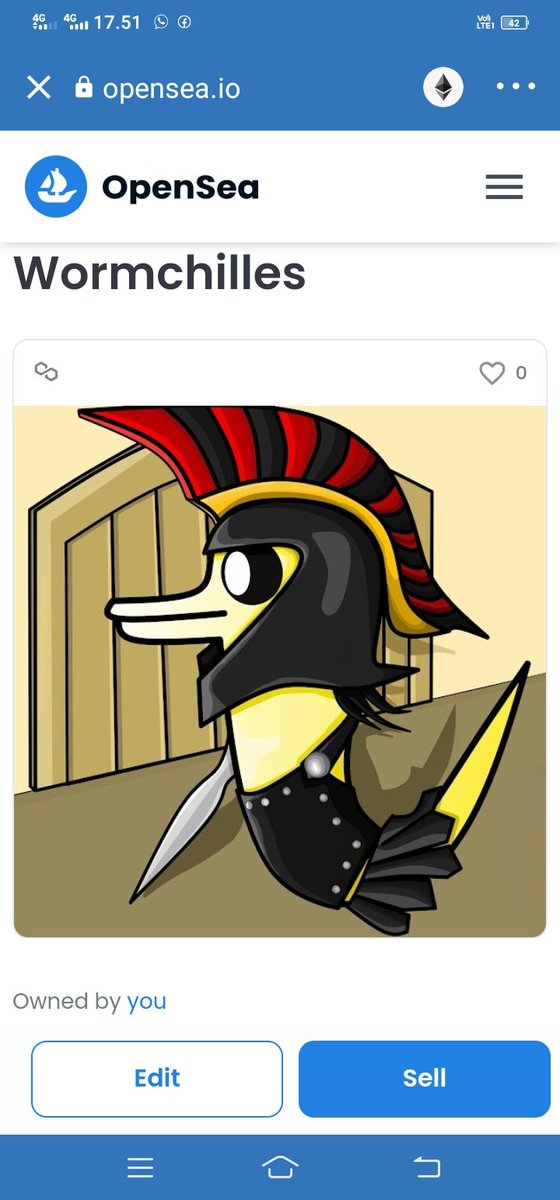 Wormchilles
(Worm as Achilles)
Was minted on
opensea.io/assets/matic/0…
Please check it
#NFTdrop #NFTProject #NFTs #NFTGiveaway #SolanaNFTs #NFTCommunity #NFTGiveaway #OpenSeaNFT
