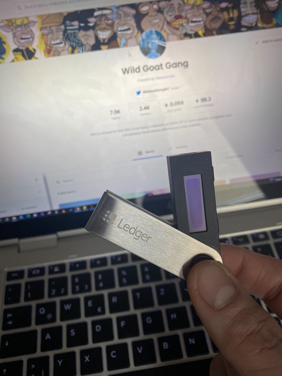 ap3x030's tweet photo. Safety notice, due to current events on @opensea. Be safe out there loved goats and save your beloved @WildGoatGangNFT NFTs on a hardware wallet like a @Ledger and get educated by the #goatuniversity by @wooision
#NFTCommunity #NFTs #NFT #WGG https://t.co/7mu3iXkEVK