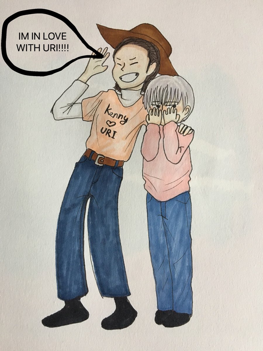 _teary_eyed_'s tweet photo. a little drawing for my underrated ship
#kenuri #ackerbond #aot #fanart https://t.co/FKc0qjBPQn