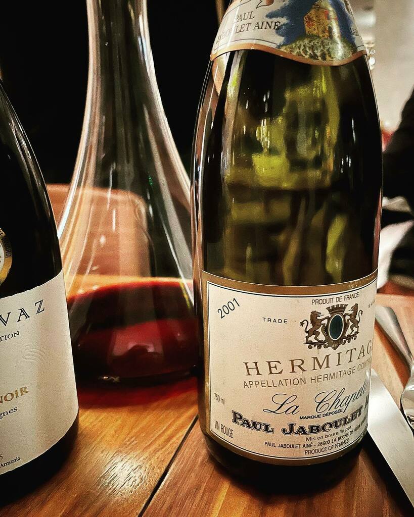 Magnificent thank you @kristerb2 @starwinelist. Still so young, but oh so fine and pure, revealing layers and layers of joy with every minute in the glass. Not that it stayed in there very long. Long live Syrah. 
.
Check out what else is on @isabal_ms’s awesome list via the …