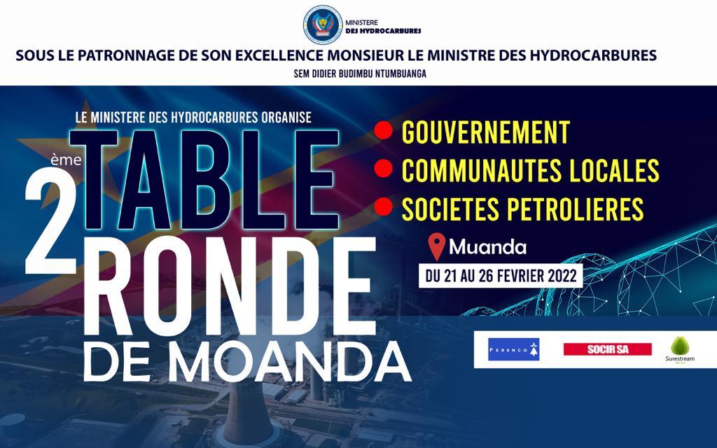 hydrocarburerdc's tweet photo. Deuxième Table Ronde des hydrocarbures de MOANDA tripartite gouvernement- communautés locales-sociétés pétrolières à Moanda du 21 au 26 février 2022 https://t.co/LzcxM99tWJ