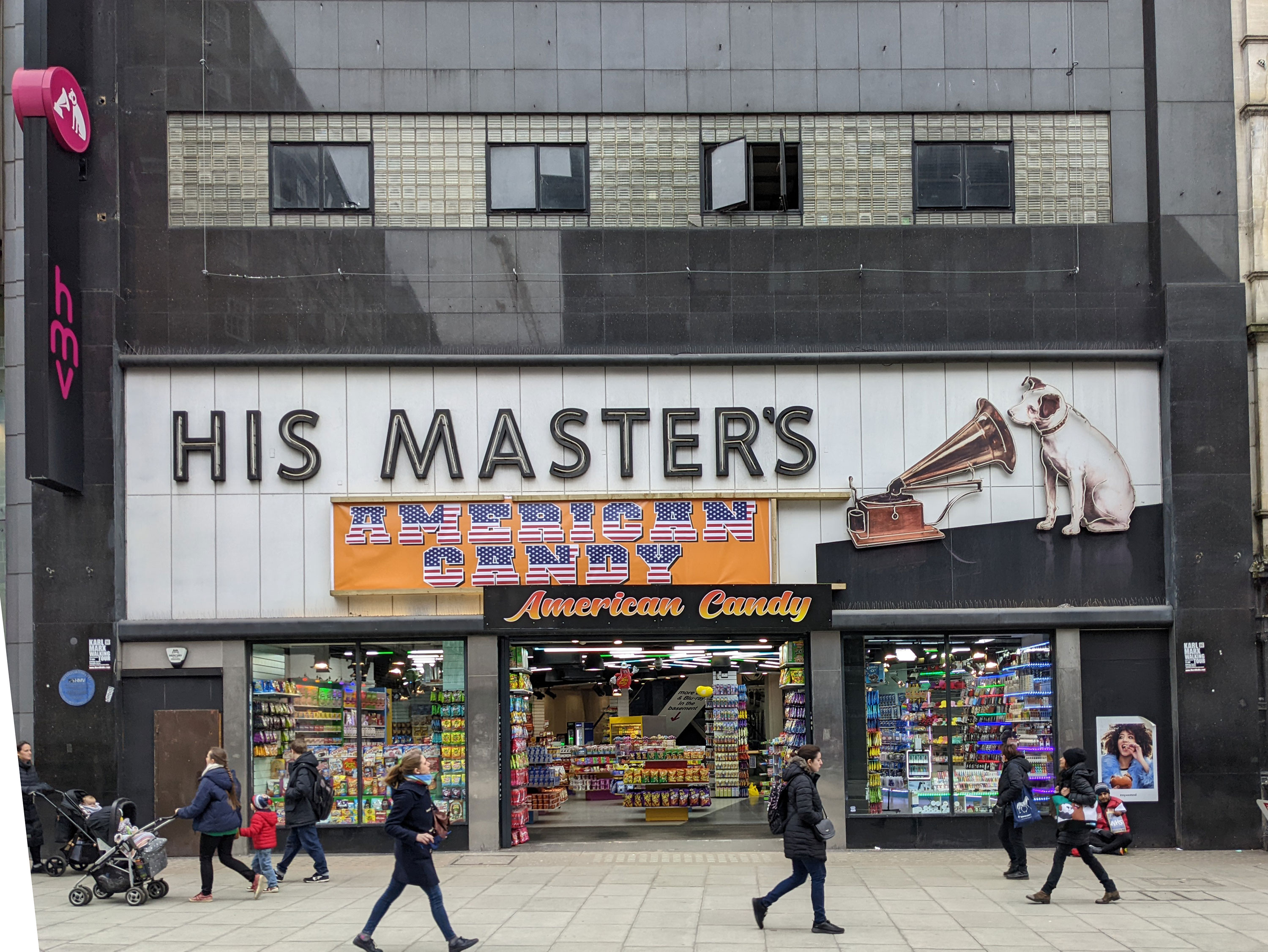 ianVisits on X: "His Master's American Candy (aka, the former HMV flagship  store on Oxford Street) https://t.co/lYzfFb263o" / X