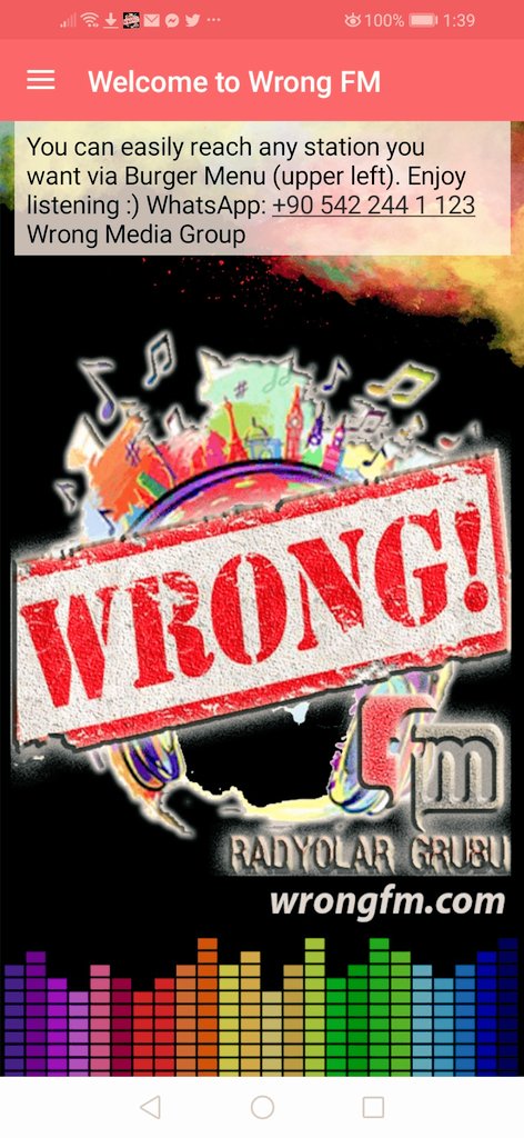 wrongfm's tweet photo. Wrong FM Radyolar Grubu' nun uygulamasi yenilendi! Ucretsiz olarak Mobil marketinizden indirebilirsiniz. Keyifli dinlemeler :) @adilko @AtillaTasNet @FankafaCetinn @Serkan_Civelek @berraktzntc @cangurkan @hzlandric https://t.co/OEKZJyvTdl https://t.co/ySv8AbvdUO