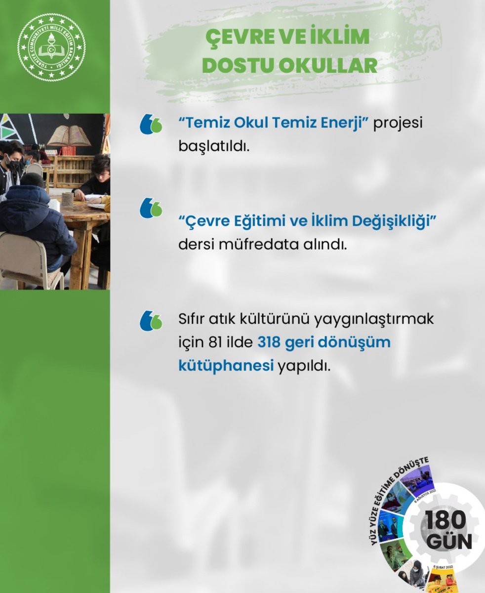 AnkaraMTE's tweet photo. ✔ Okurken üretmenin mutluluğunu yaşayan gençlerimiz  aynı zamanda  çevre ve iklim değişikliliği konusunda da duyarlılık kazanıyorlar.! 🌲☔ 🌍
#EğitimeGüçKatan180Gün 
@tcmeb @MemAnkara https://t.co/LK9QXiS0sb
