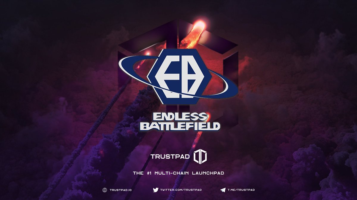 🎁 <a href="/EBMetaverse/">Endless Battlefield</a> x <a href="/TrustPad/">TrustPad</a> GIVEAWAY ✅

☄️ We're giving away Guaranteed Allocations for the #EndlessBattlefield IGO on #TrustPad 🔥

🎁 Total Reward: $10,000 worth of $EB @ IGO price

⏰ #IGO starts: Feb 23 🚀

Join here 👉 bit.ly/3GXtrva

#P2E #PlaytoEarn #Metaverse