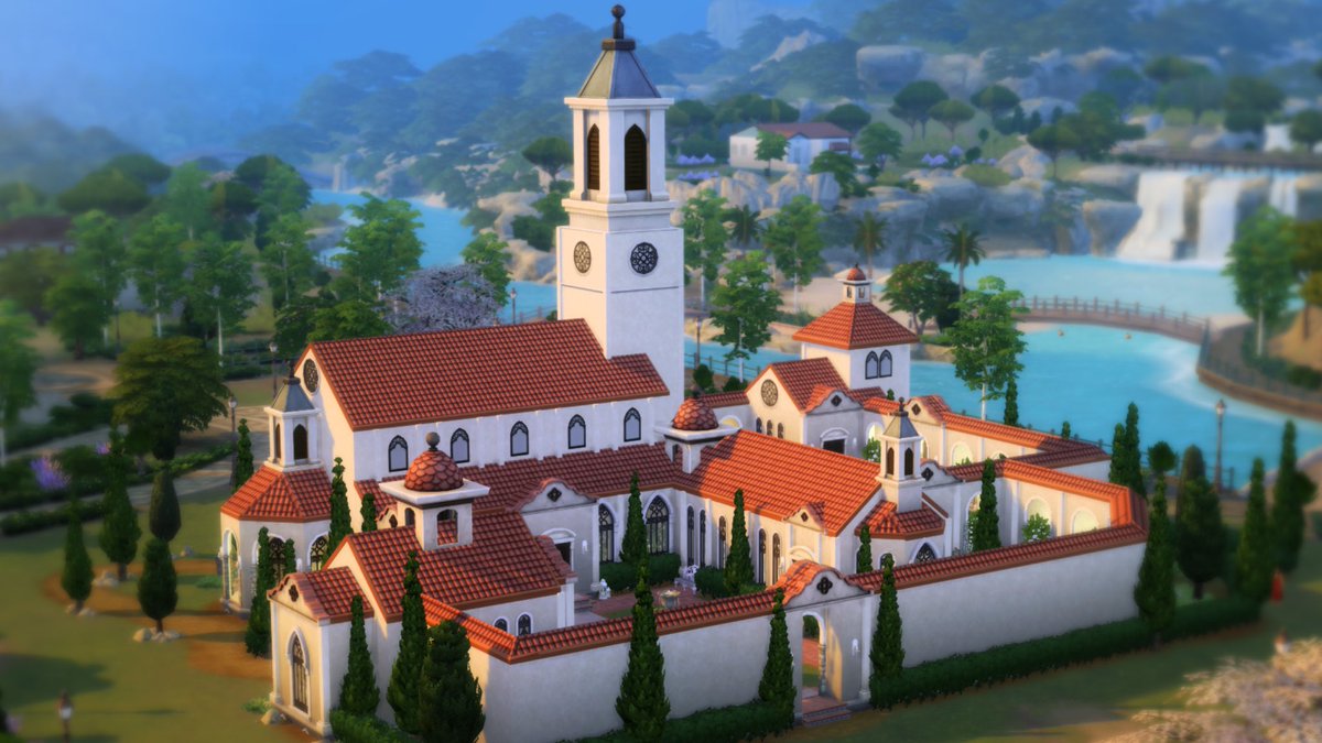 My first build with the new #WeddingStories Game Pack in #TheSims4 is a monastery! Only uses Base Game and the new pack. 
Hope you like it!

VIDEO: youtu.be/g11QiiEBMdY

#EACreatorNetwork