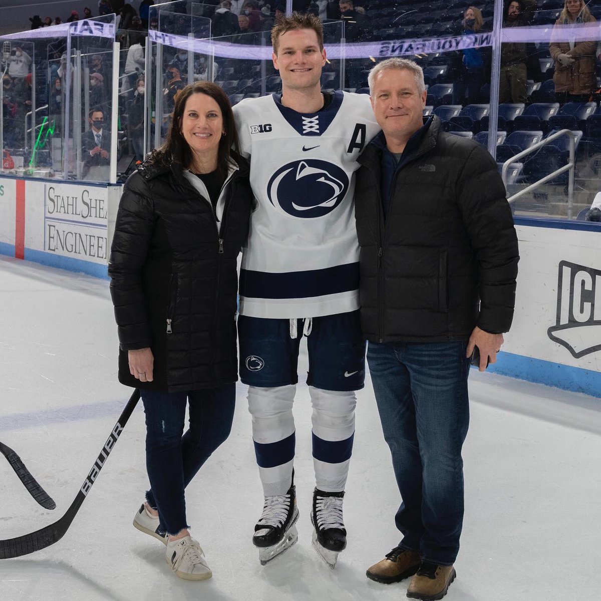 PennStateMHKY's tweet photo. Class of 2022, you will be missed!!

Thank you for all your contributions to #HockeyValley over the years!! 

#WeAre https://t.co/OPu7uJpoMb