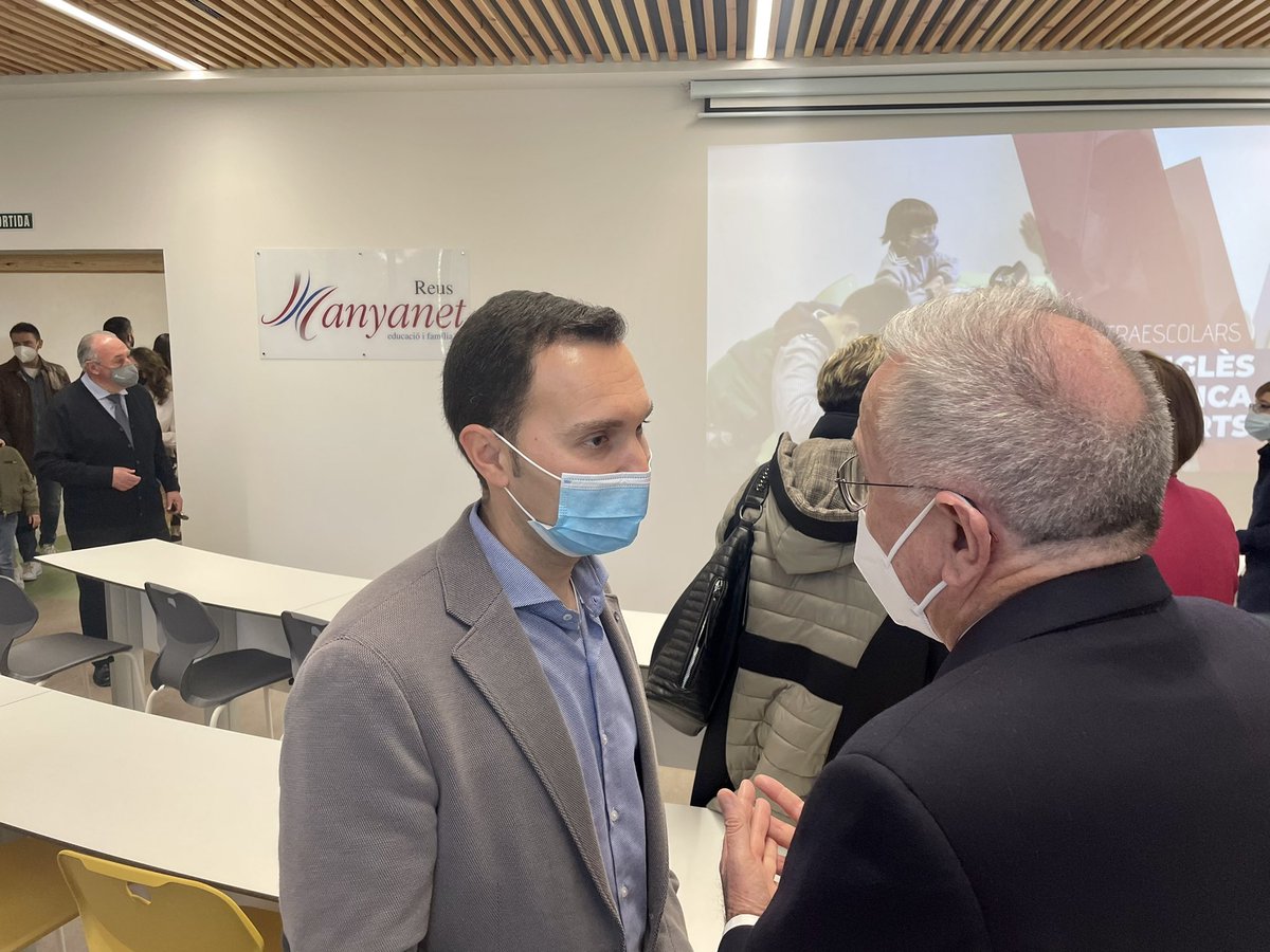 🙌Avui a la Inauguració dels nous espais de Batxillerat al Col·legi Pare Manyanet! 
👏👏Molt bonic el nou espai!!!👏👏👏