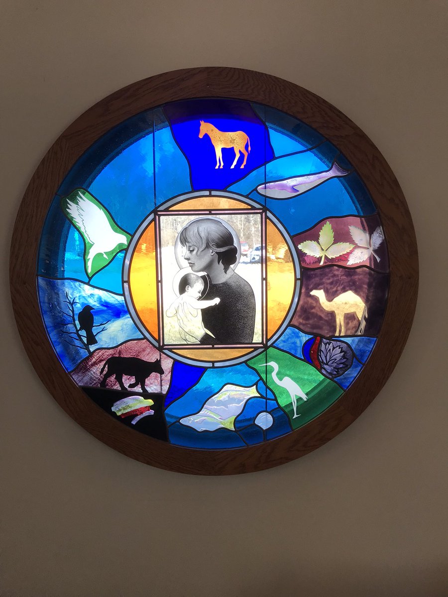 NativityIndy's tweet photo. The Nativity window at #NativityIndy https://t.co/L6D1ytJ1rN