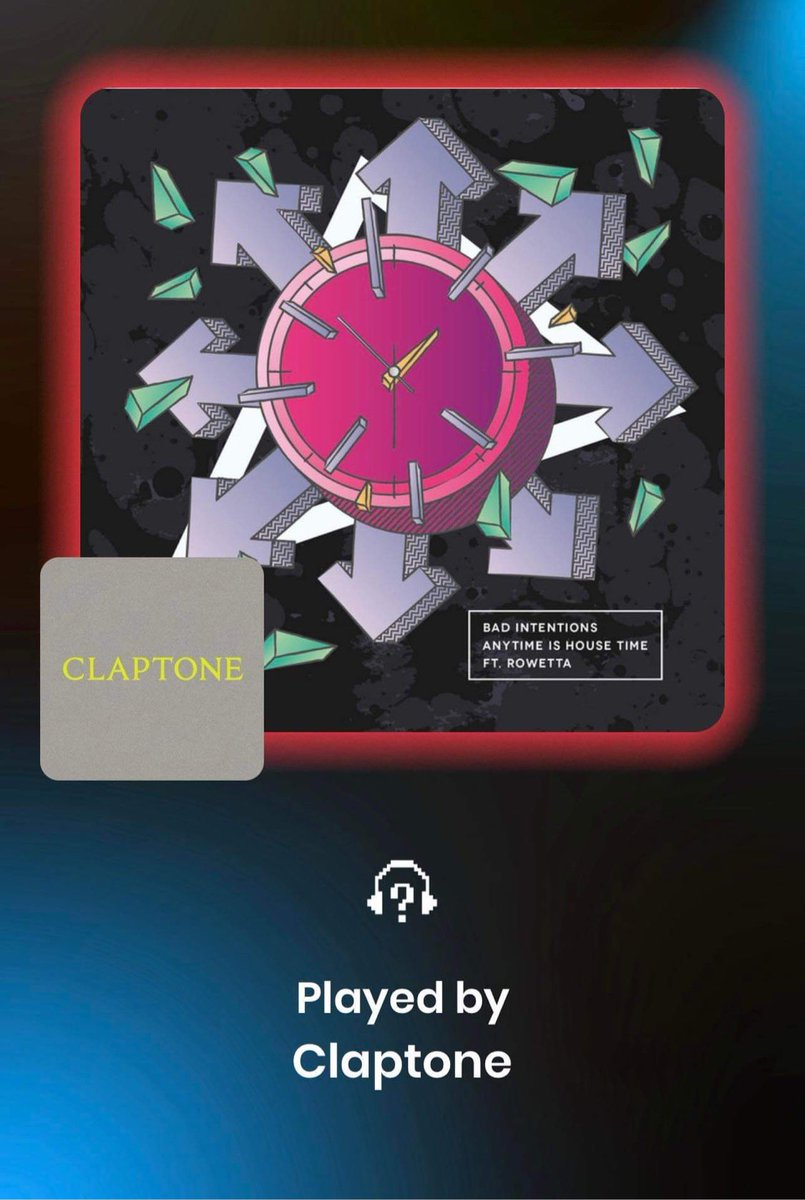 Rowetta's tweet photo. Respect to the mighty @Claptone_ 🙌🏽🙌🏽🙌🏽
‘Anytime Is House Time’ - @Badintentionsog ft Rowetta ( @thisiswh0 Plays) on the latest #Clapcast 344
Thank you #Claptone ❤️ https://t.co/koRwSPL0sC