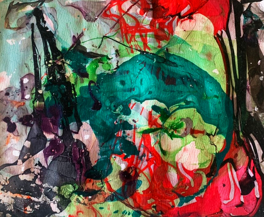Adaani12's tweet photo. Excited to announce that my collection ''Beauty In Disguise'' is now live on https://t.co/d50QRnsTJL

This collection contains 9 pieces, and all 9 pieces have original paintings, also, to be given to their lucky buyers. I'm excited to share my creativity with the best community https://t.co/Qrj3iBr1bq