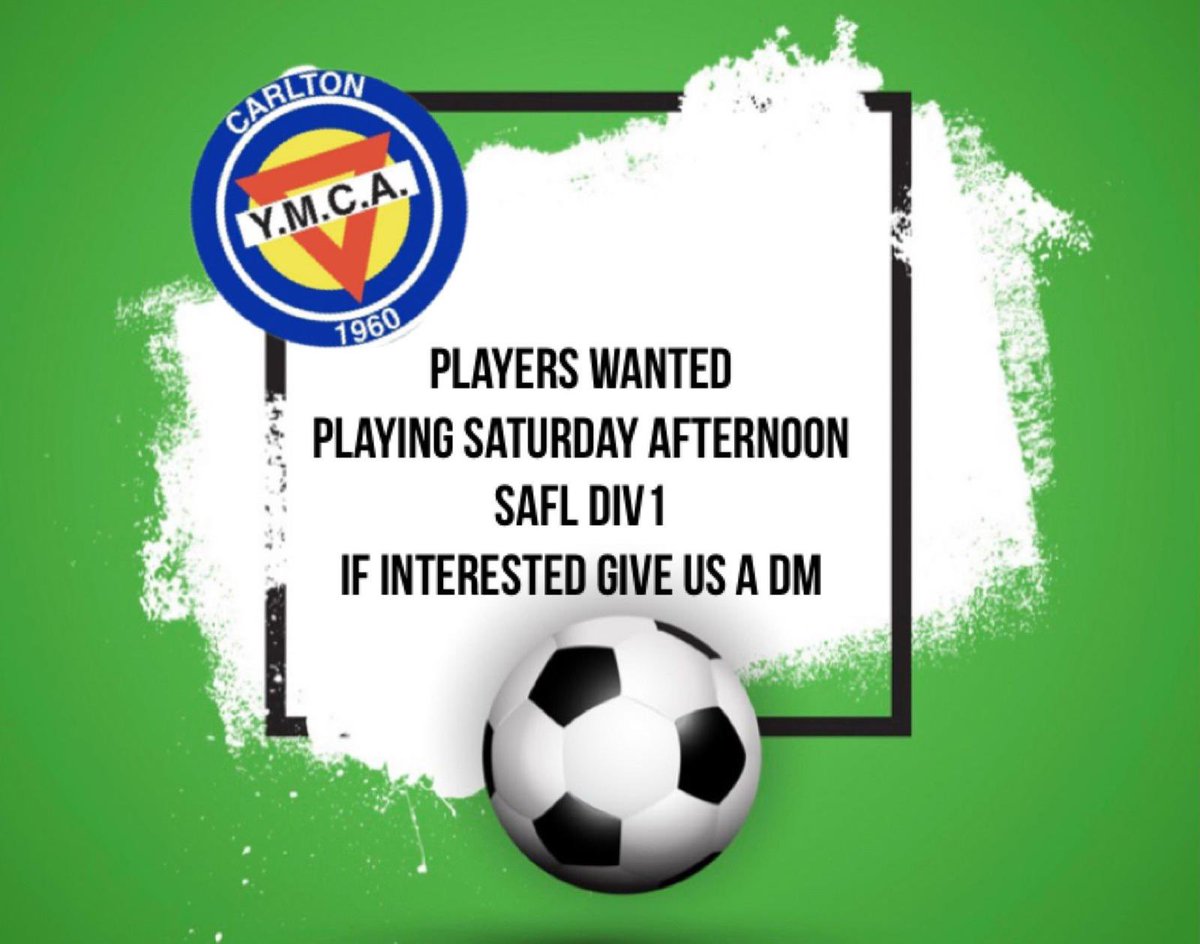 Carlton YMCA AFC (@carltonymca) on Twitter photo 