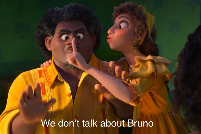margelss's tweet photo. what did Bruno do to @Disney lol #Encanto #Disney https://t.co/8l3sbBAAzK