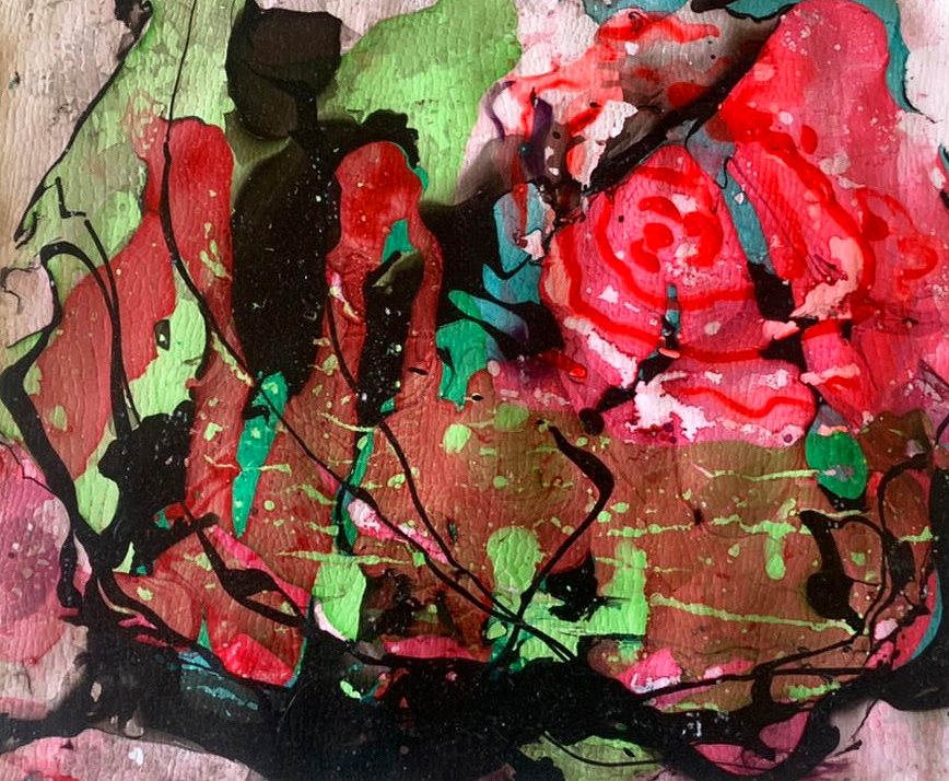 Adaani12's tweet photo. Excited to announce that my collection ''Beauty In Disguise'' is now live on https://t.co/d50QRnsTJL

This collection contains 9 pieces, and all 9 pieces have original paintings, also, to be given to their lucky buyers. I'm excited to share my creativity with the best community https://t.co/Qrj3iBr1bq