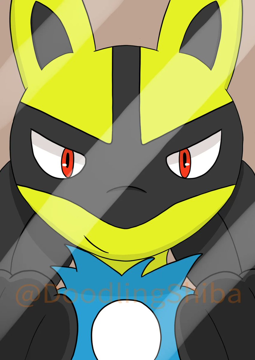 DoodlingShiba's tweet photo. My first twitter is this beauty i draw this morning as a wallpaper for the phone 🥰 #artist #doodling #pokemonart #lucario #drawing #wallpaper #shiny #firsttwitter https://t.co/8CgA8dYEj5