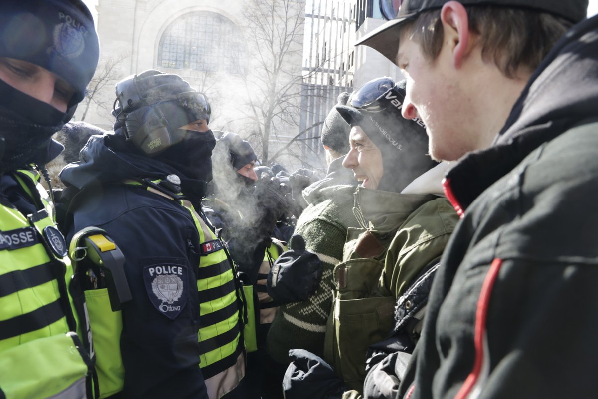 If you are involved in this protest, we will actively look to identify you and follow up with financial sanctions and criminal charges. #ottawa #ottnews