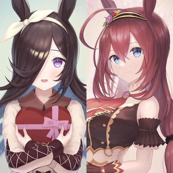 『ブルボン&ライス』
渋で高画質版の顔面見て〜🙇‍♂️
#ライスシャワー #ミホノブルボン #ウマ娘 #ウマ娘プリティーダービー https://t.co/sZ3n97LnsG 