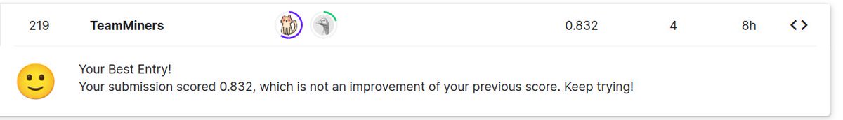 someshfengde's tweet image. Just made my baseline submission for NBME competition haha 5 epochs were good 
kaggle.com/somesh88/pytor…

#kaggle #NBME #pytorch_lightning #pytorch #TF #DS