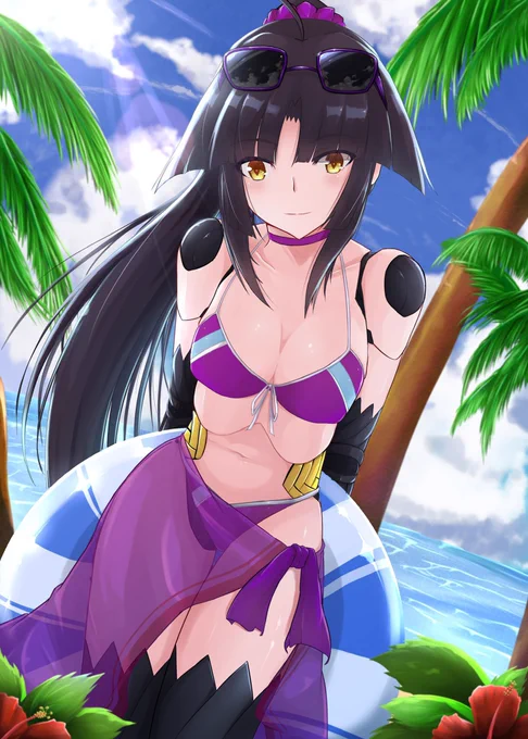 絡繰忍者水着参上!!
 #くそ寒いので水着絵を貼る 