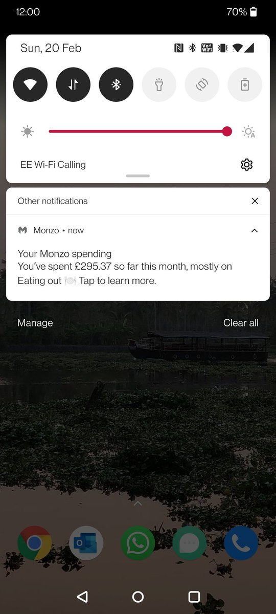 Oh fuck off shaming me monzo