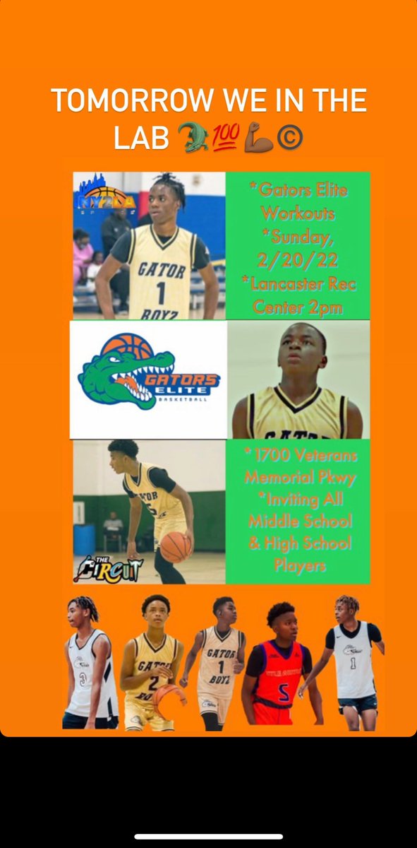 Sauce_Bryant's tweet photo. 2morrow At 2
@ Lancaster Recreation 
Come get better @Gatorselite2023 
@2022Gators https://t.co/8bU9MlTei4