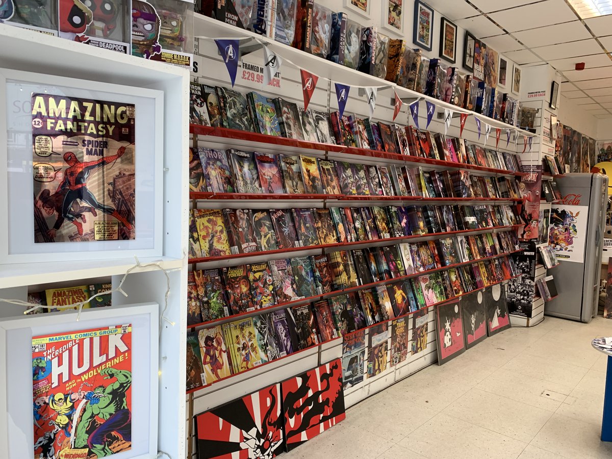 frogbroscomics's tweet photo. Congratulate yourself on enduring a horribly blustery few days... with a cheeky trip to FROG BROS!
Go on, we have plenty in stock to take your fancy!
#ReadComics #LoveComics #ShopLocal #ShopBoscombe https://t.co/PKCNYoeRPO