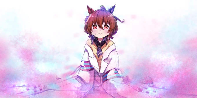 体が縮んでしまっていた。
#ウマ娘 #アグネスタキオン 