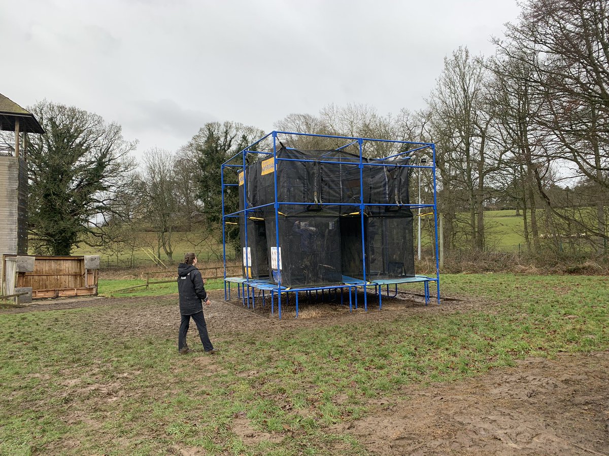 CoachingAca_TW's tweet photo. A fun, action packed morning @DukeshouseW in the amazingly wet, muddy, unforgiving weather! Group of Yr10 girls, Sunday morning… any smiles? Haha! Of course there are (well some anyway 😂). Loved the Aeroball and Buggy Building. One more @YouthSportTrust session to go then home https://t.co/pCTdOyZExD