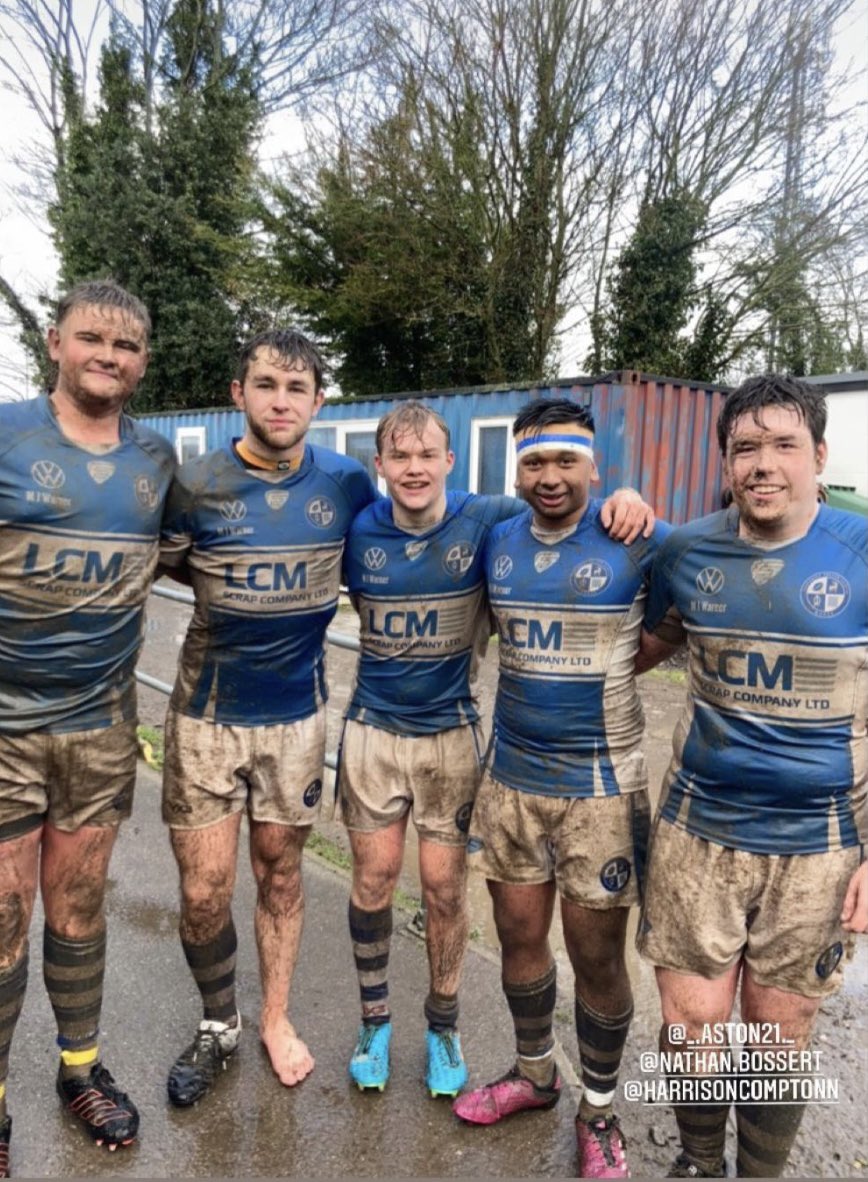 Just a tad wet!!! These lads played in appalling conditions yesterday, wind, rain and hailstones…. I sat in the car behind the posts, no way was I getting out in it!!! 🤦🏼‍♀️ Well done fellas BSRFC 3’s Mitres 💪🏻🏉 🔵⚪️