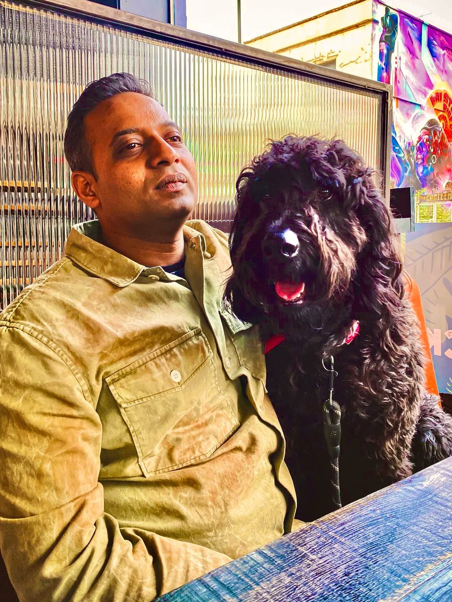 When we saw it was 'Love Your Pet Day' we couldn't resist sharing this pic of our main man Pluto and owner Raja! 🐕‍🦺😍

We're open today from 12pm!