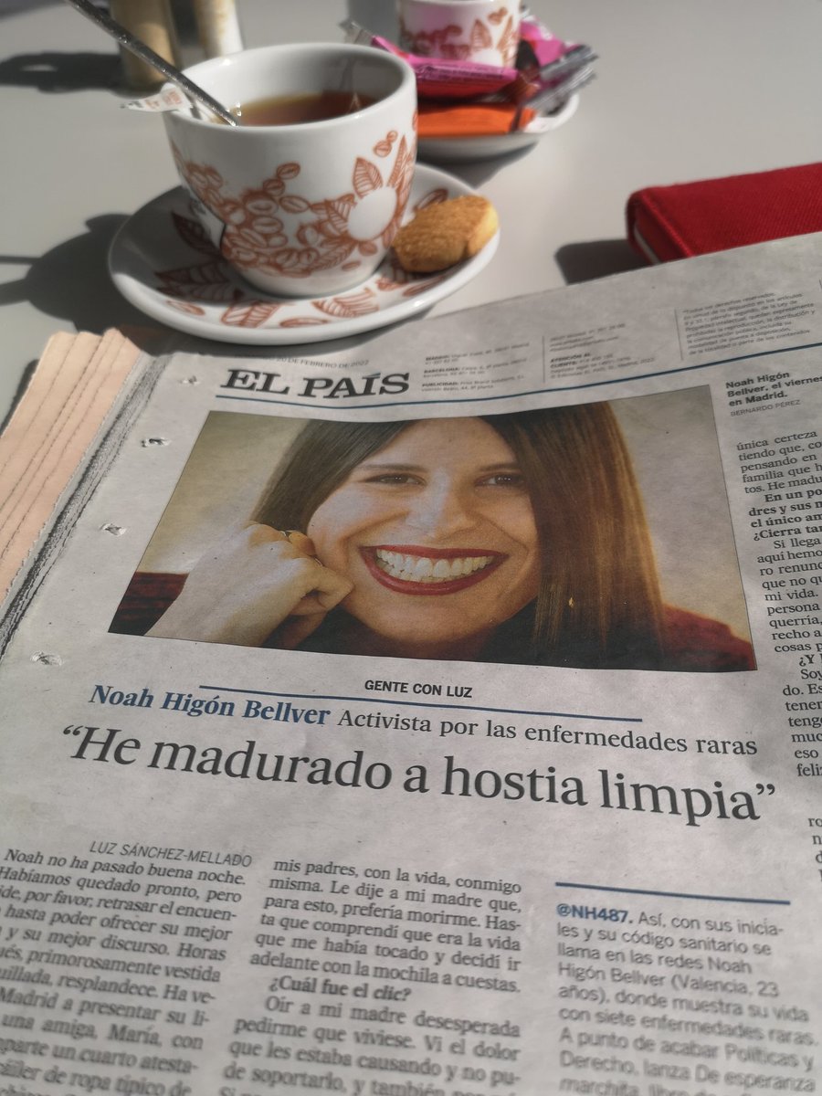 Dona de llum i coratge <a href="/nh487/">Noah Higón Bellver</a> Gran entrevista de <a href="/luzsmellado/">Luz Sánchez-Mellado 🇪🇦🏳️‍🌈</a> <a href="/el_pais/">EL PAÍS</a>