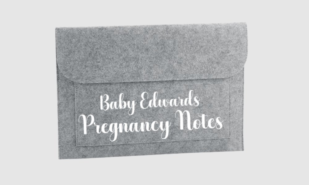simplysarah72's tweet image. Personalised A4 Felt Folders, perfect for storing important documents, any text #PersonalisedA4Folder #PregnancyNotesFolder #DocumentFolder