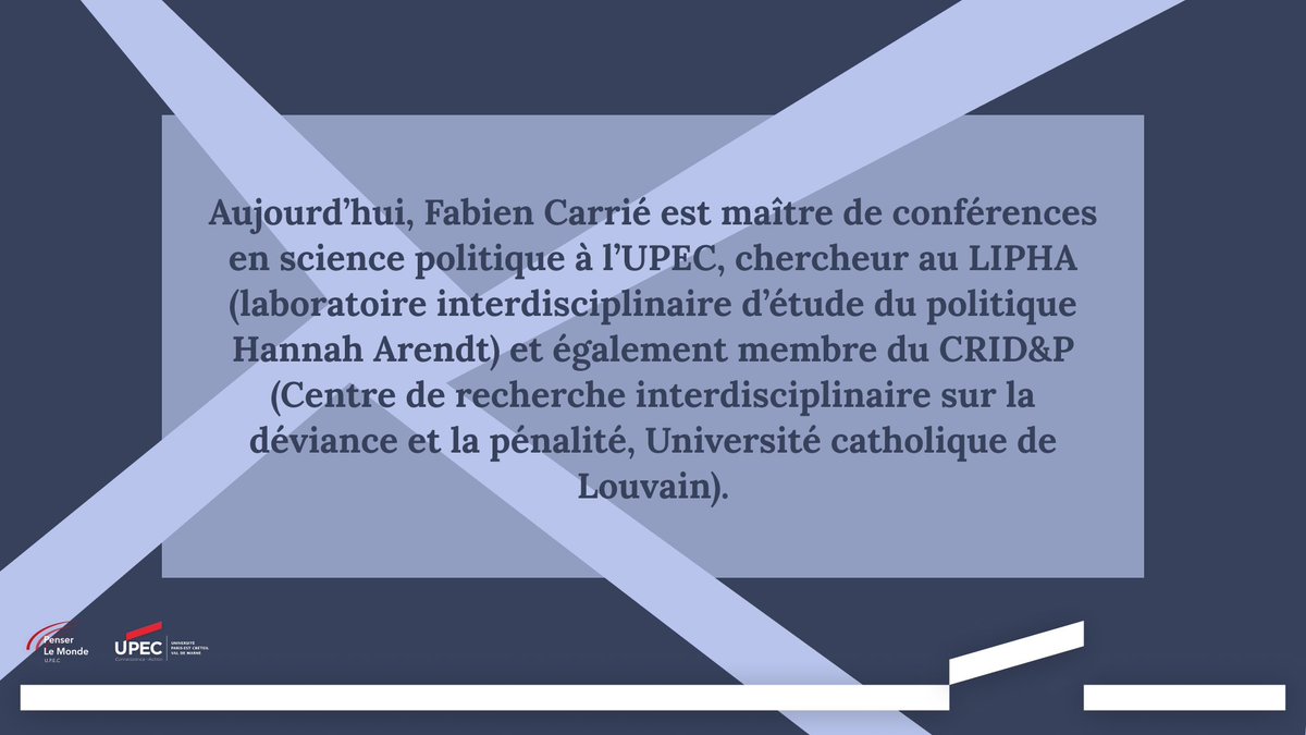 penserlemonde's tweet photo. [Présentation l’invité de PLM]
La conférence en ligne du 25/02 portera sur la radicalisation des jeunes djihadistes français avec comme appuis l’ouvrage « La fabrique de la radicalité. Une sociologie des jeunes djihadistes français » co-écrit par Fabien Carrié et Laurent Bonelli. https://t.co/6tw8RKtXm6