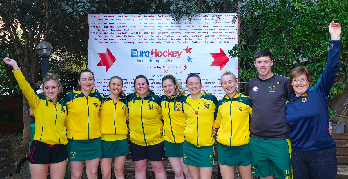 irishhockey's tweet photo. Six proved the operative number as Railway Union finished sixth out of six at the women’s EuroHockey Indoor Club Trophy in Alanya, Turkey but that only told half the story.

Round-up of their weekend! https://t.co/BTtAlqXS6V https://t.co/3pacWP24Sa
