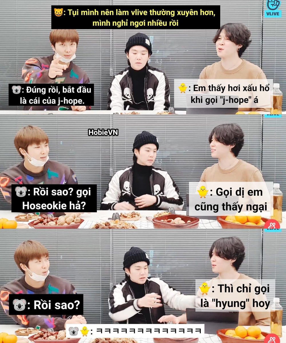 Phiyen1988's tweet photo. Thiệt chớ. Từ nào giờ có khi nào nghe Jimin gọi bằng Jhope hay Hoseok đâu. Mỗi lần Jimin gọi Jhope đều kêu "Hyung" hoặc "Hobi Hyung" không à.
#Butter #BestMusiVideo #iHeartAwards @BTS_twt
Pic: Hobievn https://t.co/aaTUsGvukf