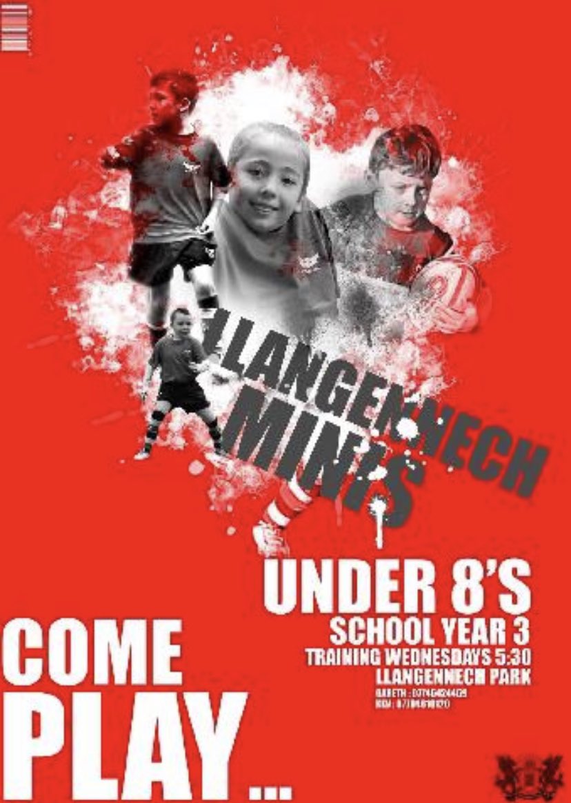 🏉🏉Fancy trying rugby🏉🏉

Our u8’s, year 3 school, are looking for additional players.  Message us to come along for a taster session.  We have age groups from u7’s through u16’s.   <a href="/LlanBrynSports/">Llangennech & Bryn Sports Association</a> <a href="/LlanrfcYouth/">Llangennech Youth.</a> <a href="/RFCLlangennech/">Llangennech RFC</a>