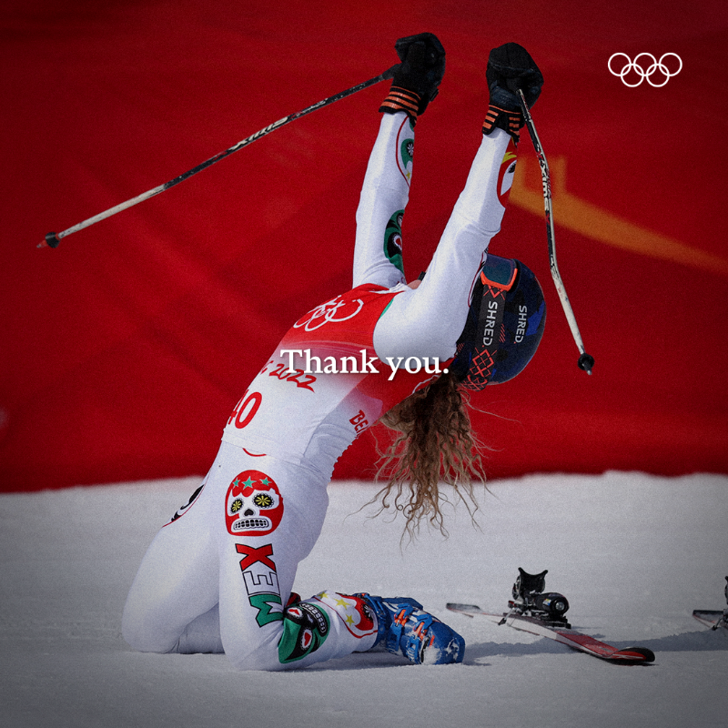 Olympics's tweet photo. Never underestimate the power of belief. 

#StrongerTogether | #Beijing2022