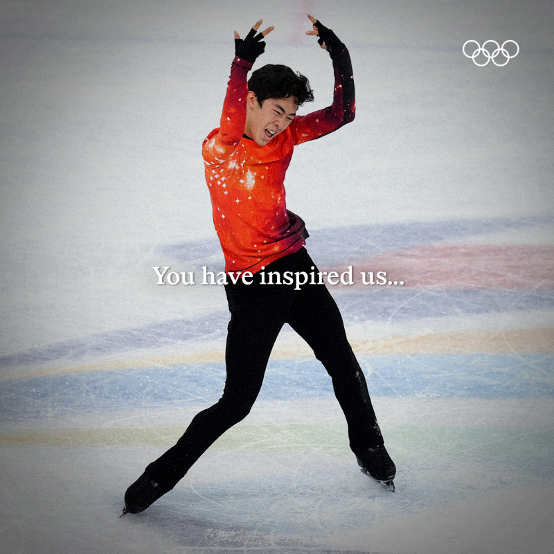 Olympics's tweet photo. Never underestimate the power of belief. 

#StrongerTogether | #Beijing2022