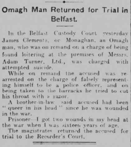 🪖 The effects of WW1 still prevelent in young Irishmen in 1924

🗞️ Report from Northern Whig 

#WW1 #Ireland #Omagh