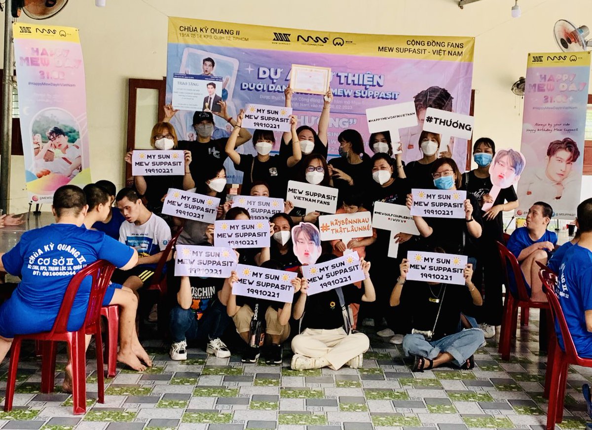 MewGulfCP9197's tweet photo. MEW SUPPASIT B DAY PROJECT 2022
“THƯƠNG” is a charity project to celebrate Mew Suppasit's 31st birthday in VietNam
Location : Ky Quang 2 pagoda
Date : 20.02.2022
#THUONG
#HappyMewDayInVietNam
#MewSupppasit
#MewSuppasitStudio
#MewGulfCoupleBoylove
@Msuppasitstudio
@MSuppasit https://t.co/XetDdTW7hq
