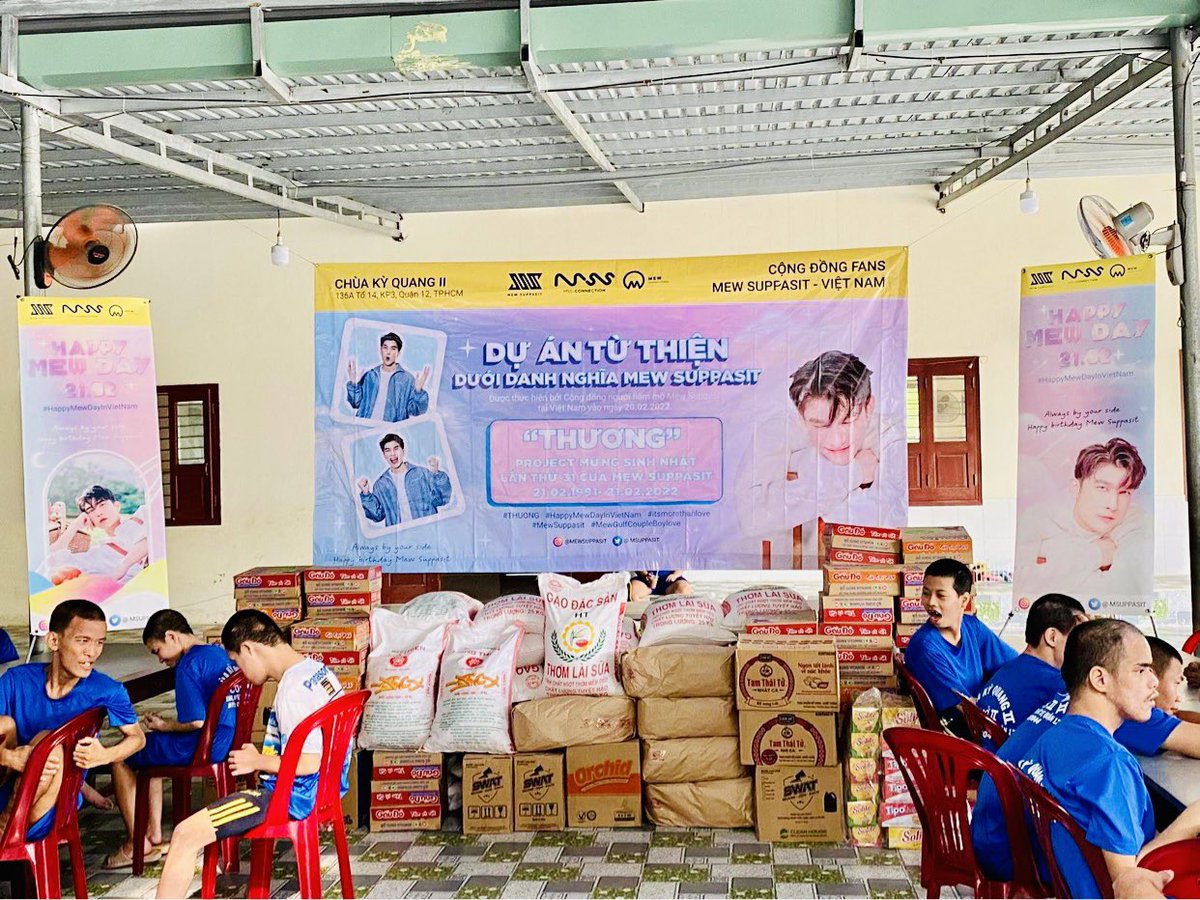 MewGulfCP9197's tweet photo. MEW SUPPASIT B DAY PROJECT 2022
“THƯƠNG” is a charity project to celebrate Mew Suppasit's 31st birthday in VietNam
Location : Ky Quang 2 pagoda
Date : 20.02.2022
#THUONG
#HappyMewDayInVietNam
#MewSupppasit
#MewSuppasitStudio
#MewGulfCoupleBoylove
@Msuppasitstudio
@MSuppasit https://t.co/XetDdTW7hq