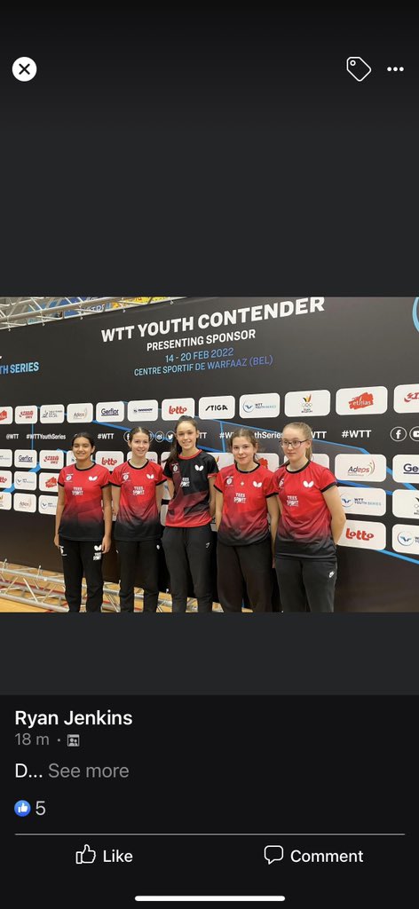 Karlmarriott5's tweet photo. Really good weekend for Amy at the Belgium world youth event in SPA. Qualified from both U17 and U19 groups with a great win over world youth ranked no15. @Amymarriott13 @wickersleyssc @topspintt https://t.co/z1ivjXQu8V