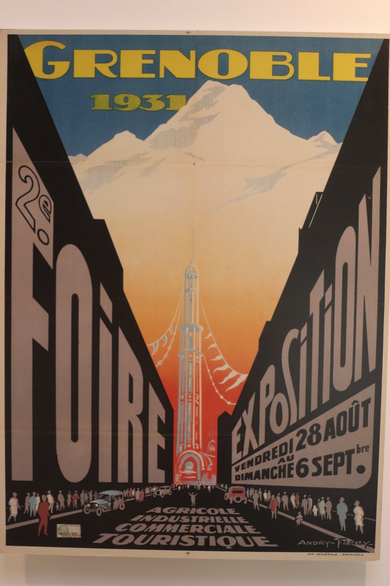 EtGrenoble's tweet photo. #Grenoble 2ème Foire-Exposition de 1931.
Affiche signée Andry-Farcy. 
#tourisme #TourPerret https://t.co/PnIWLxkmlU